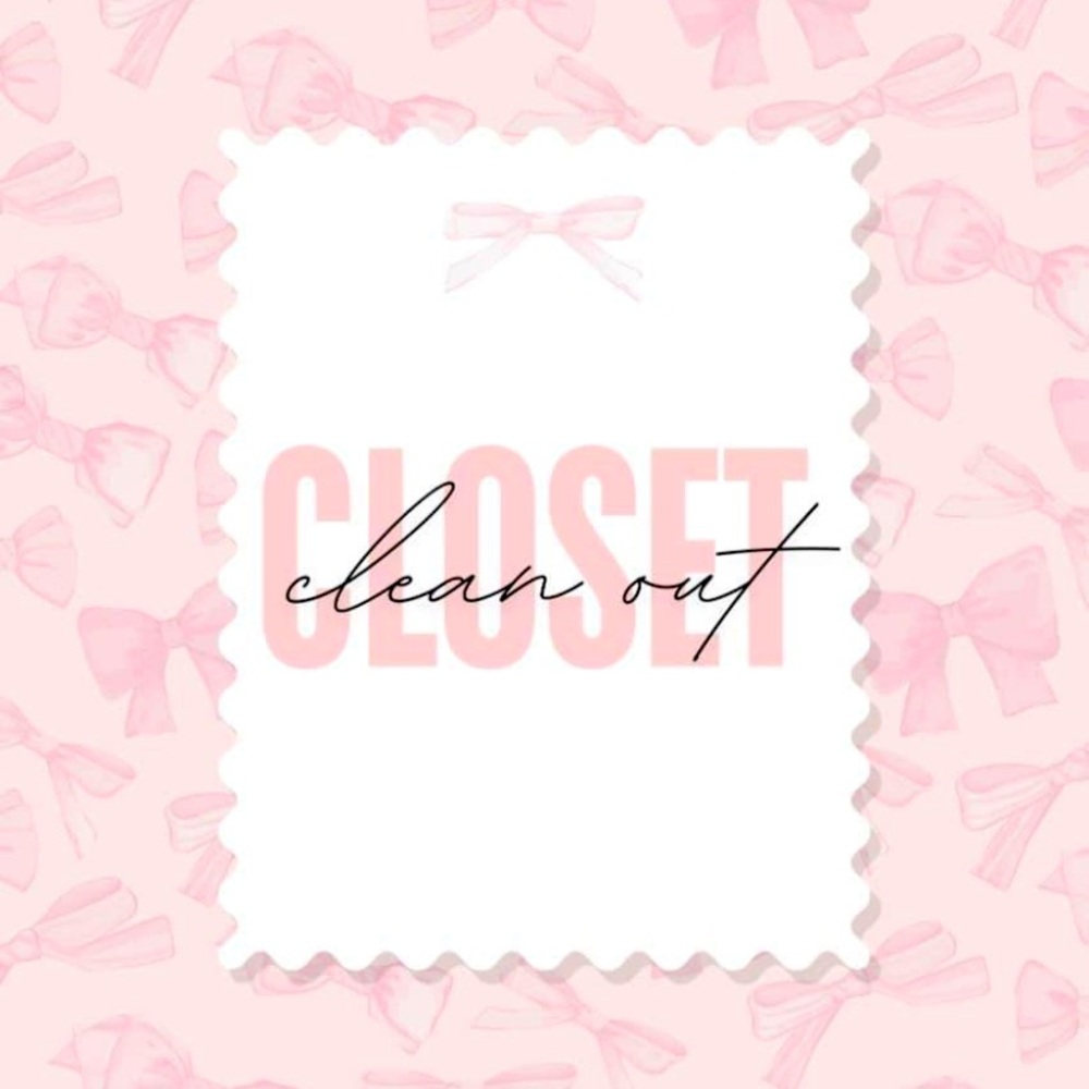 CLOSET CLEAN OUT!  Everything must go!
